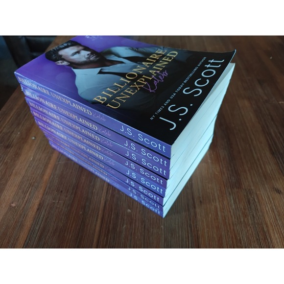 bestseller Other - 8 Copies Billionaire Unexplained Kaleb J.S. Scott 9798884531260 Bookclub‎ Bundle